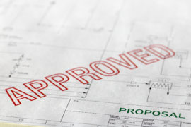 Generator Permit application with "APPROVED" stamped in red.